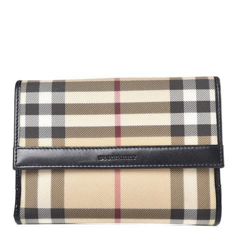 burberry super nova check compact wallet|BURBERRY Supernova Check Compact Wallet Black.